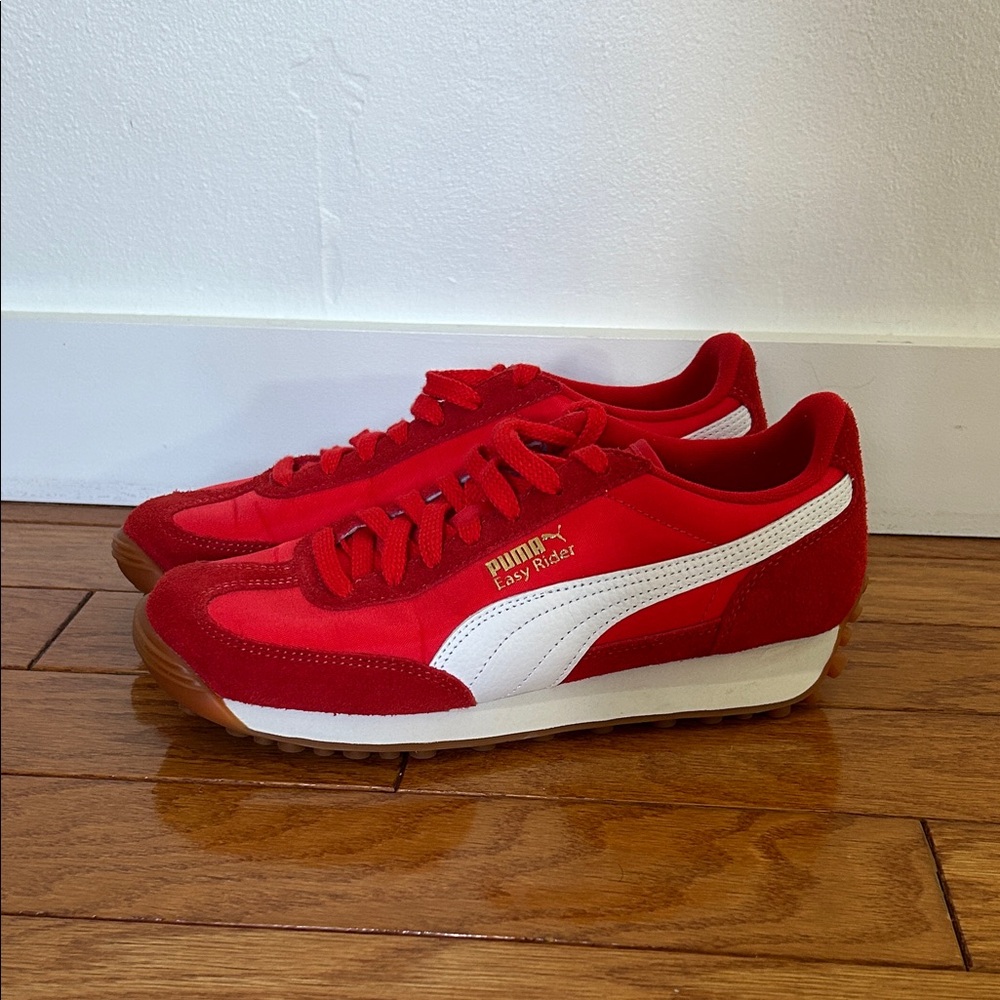 Puma Red Easy Rider Sneakers